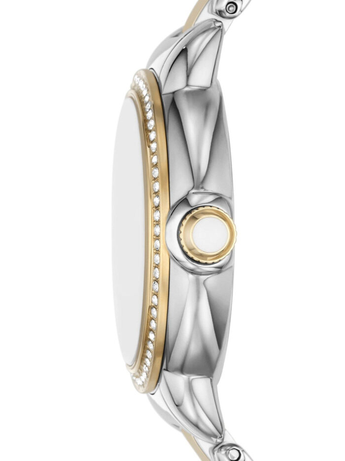 Emporio Armani Mia Quartz Mother of Pearl Dial Two Tone Steel Strap Watch For Women - AR11524 - Image 5